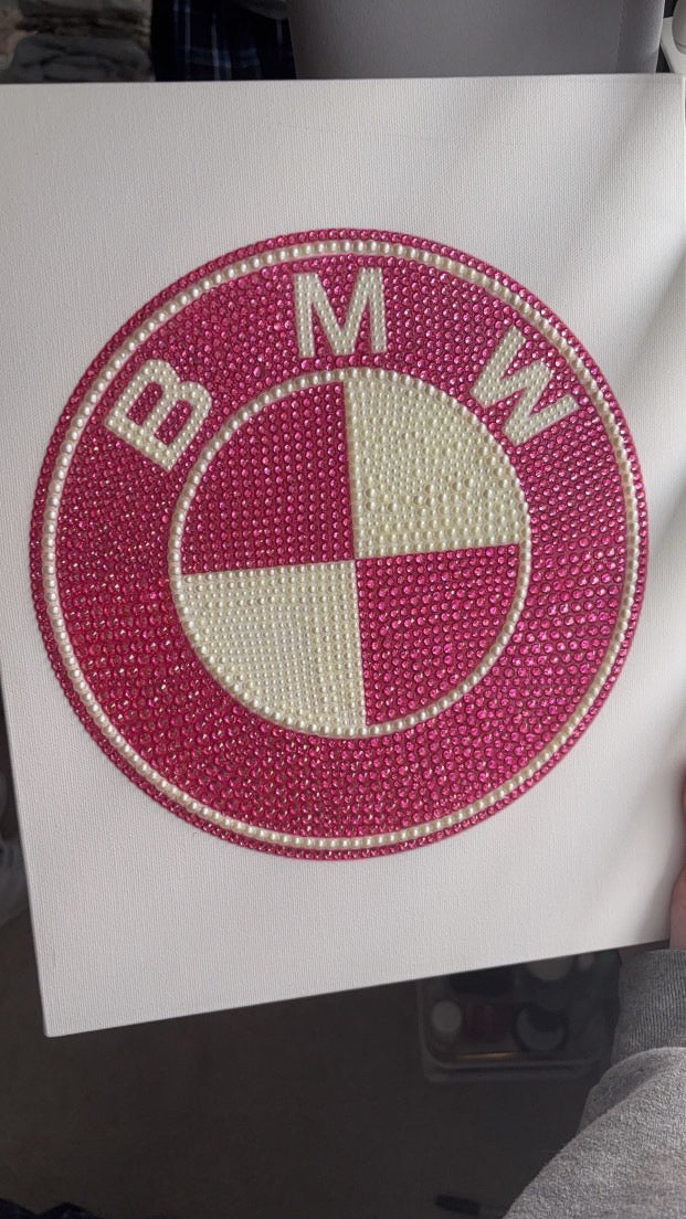 Pink BMW logo kit