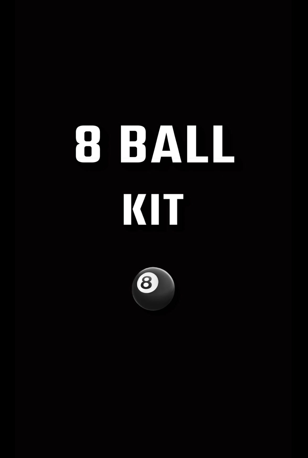 KIT- black 8ball