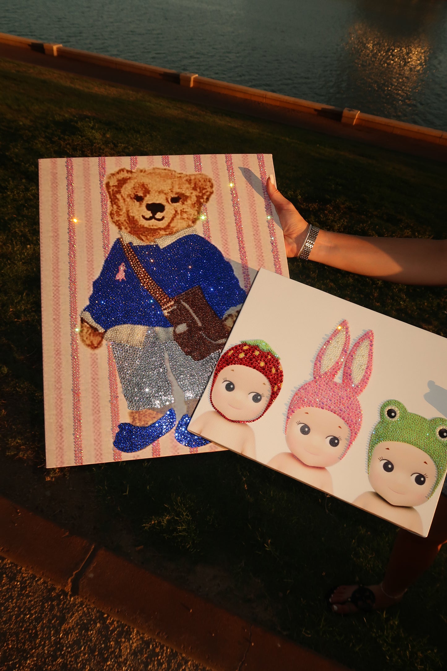LIMITED EDITION Pink stripped polo bear kit