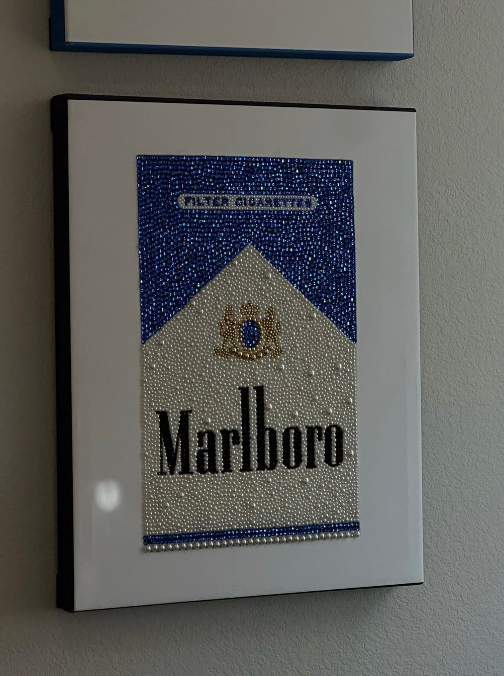 Blue Marlboro piece 16x20 PRE DONE