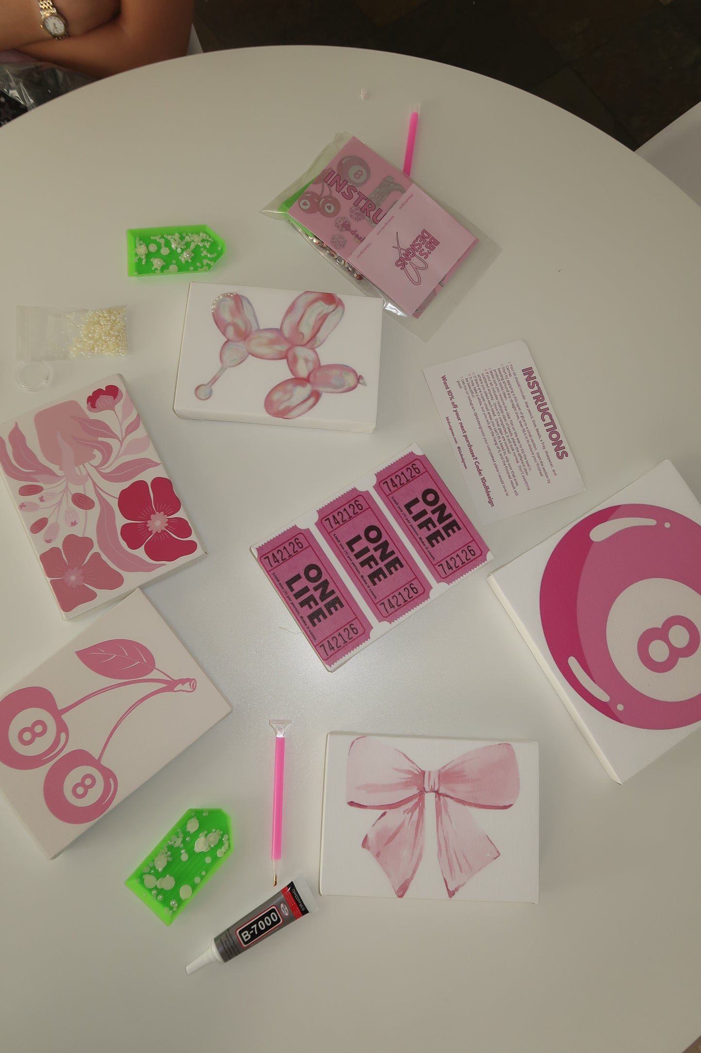 Pink Party 6 PACK mini kits