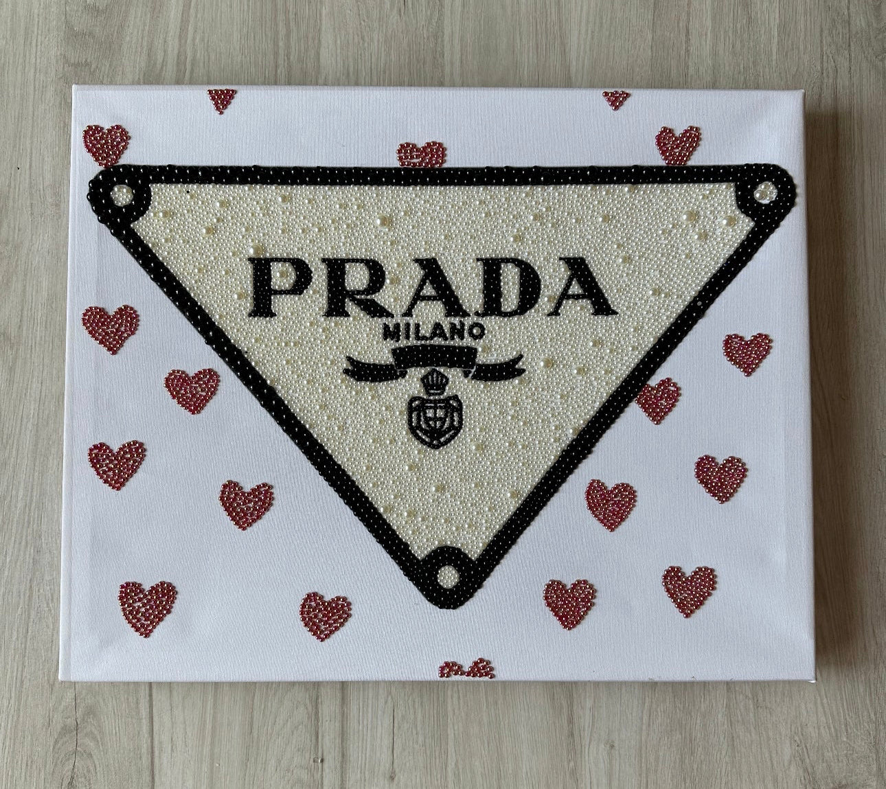 Prada with red hearts kit