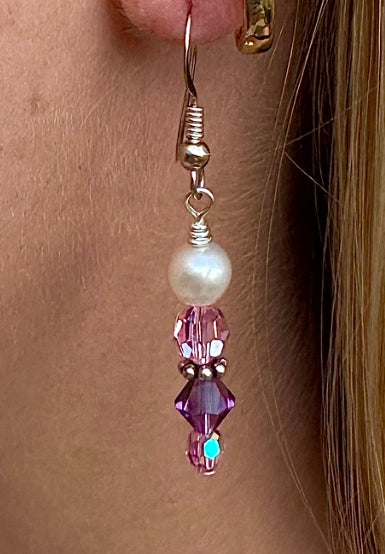 Handmade earrings Swarovski