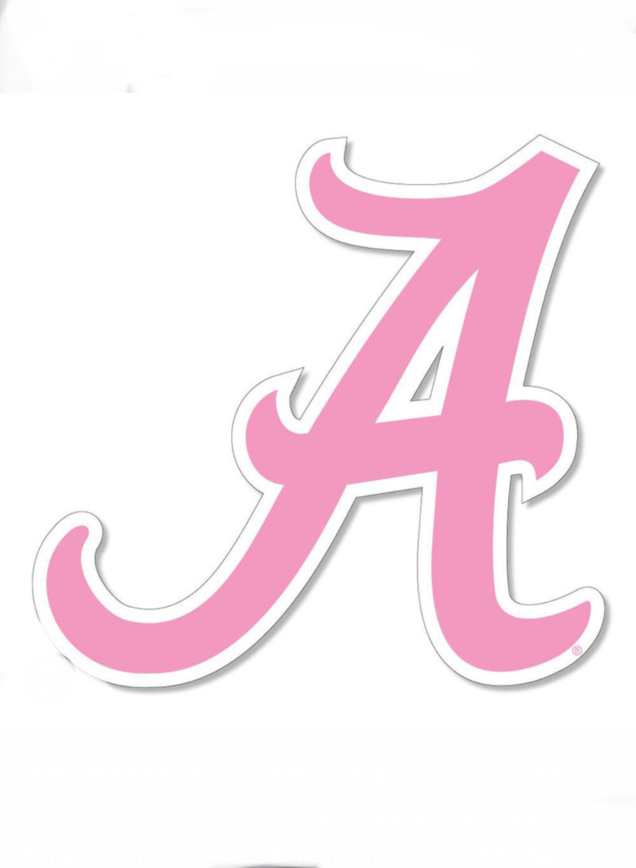 University of Alabama pink kit