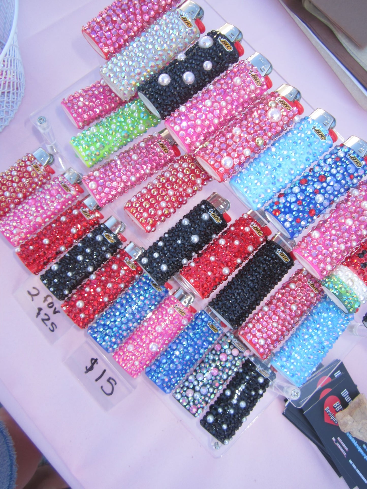 RANDOMLY selected bedazzled lighter