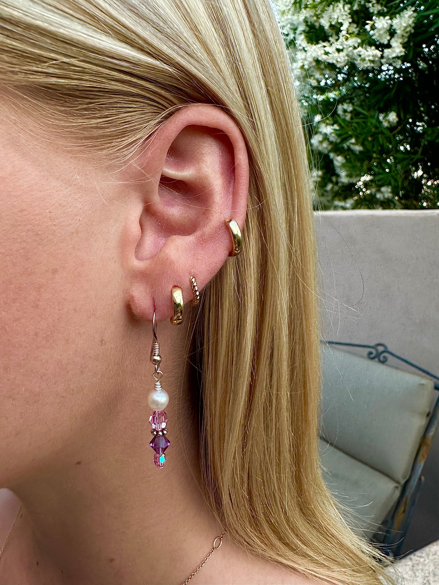 Handmade earrings Swarovski