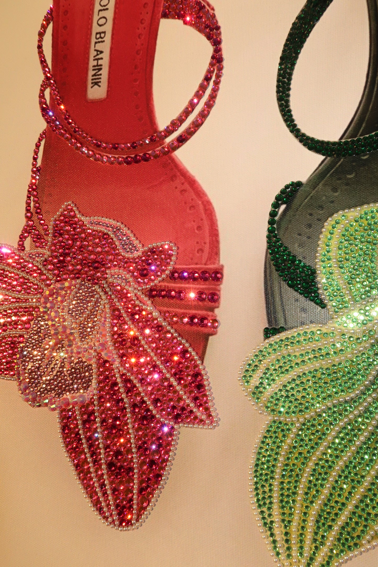 LARGE 18x24 pre done heels