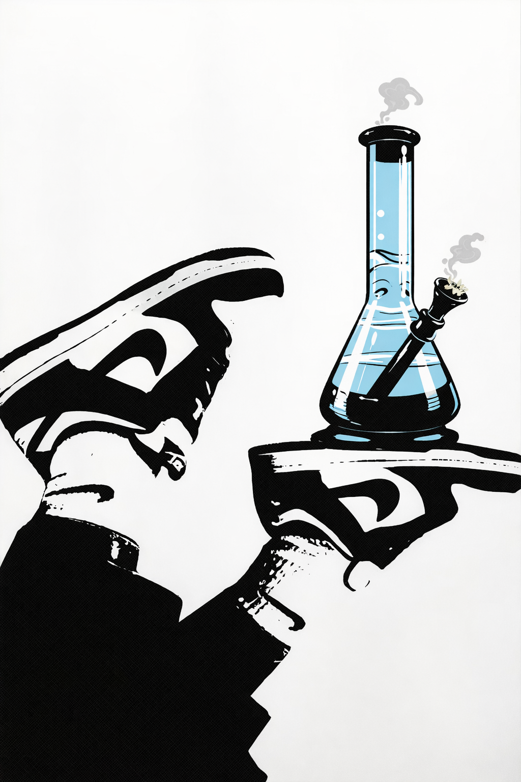 Black Jordan bong kit