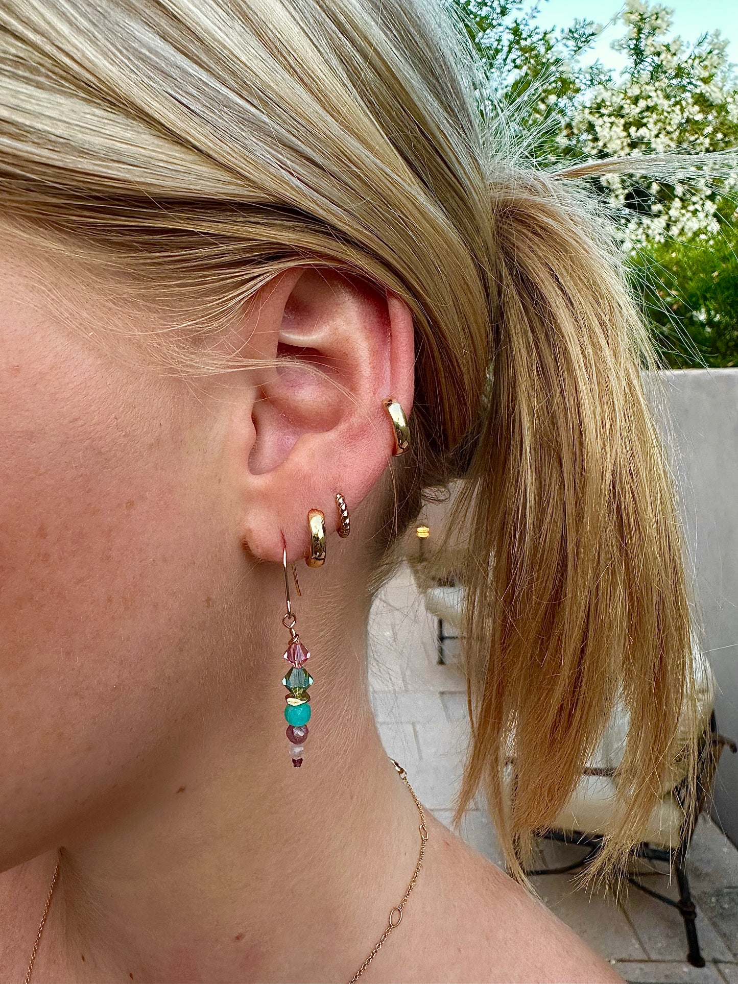 Handmade earrings  Swarovski