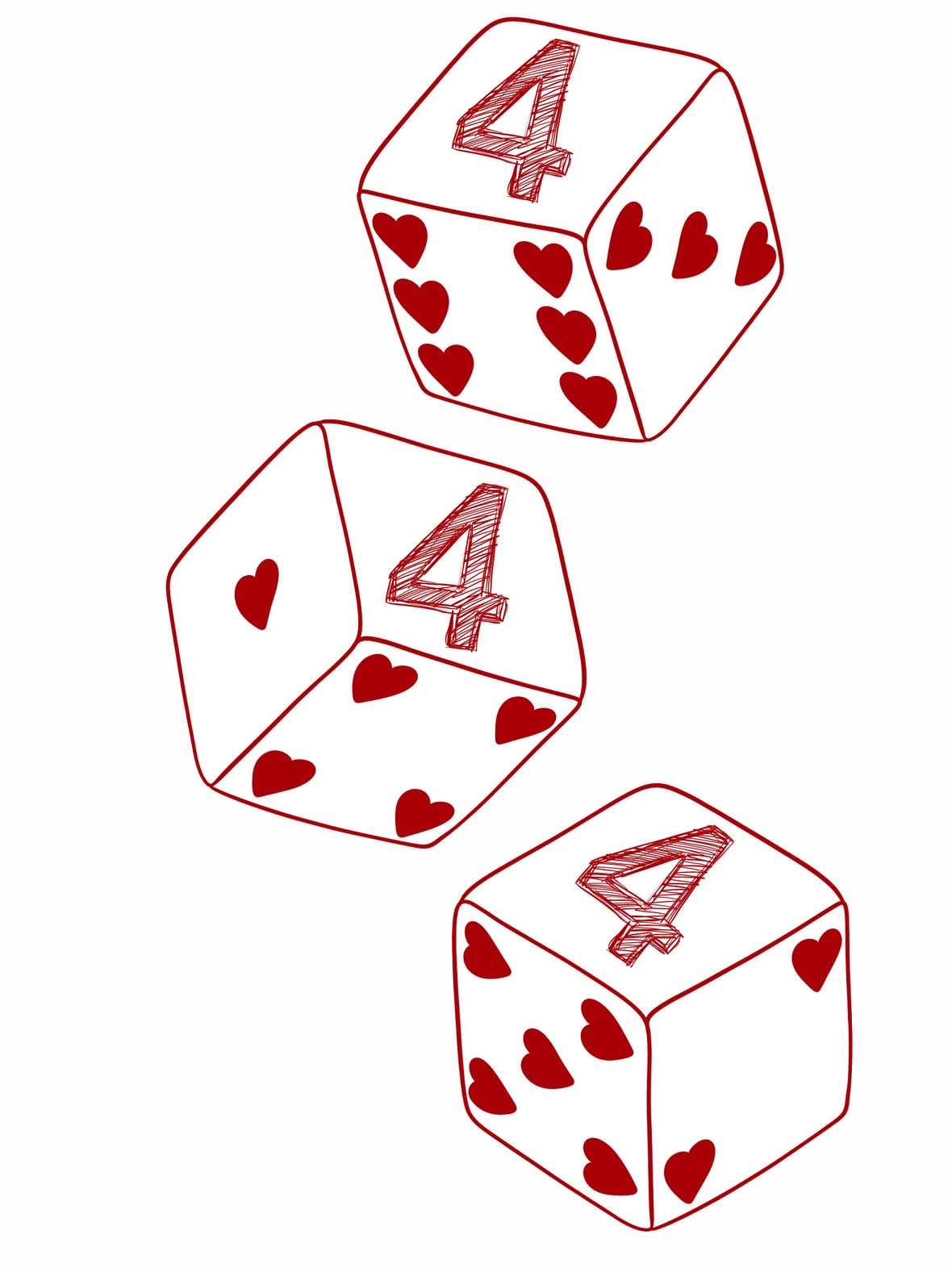 Custom #4 dice