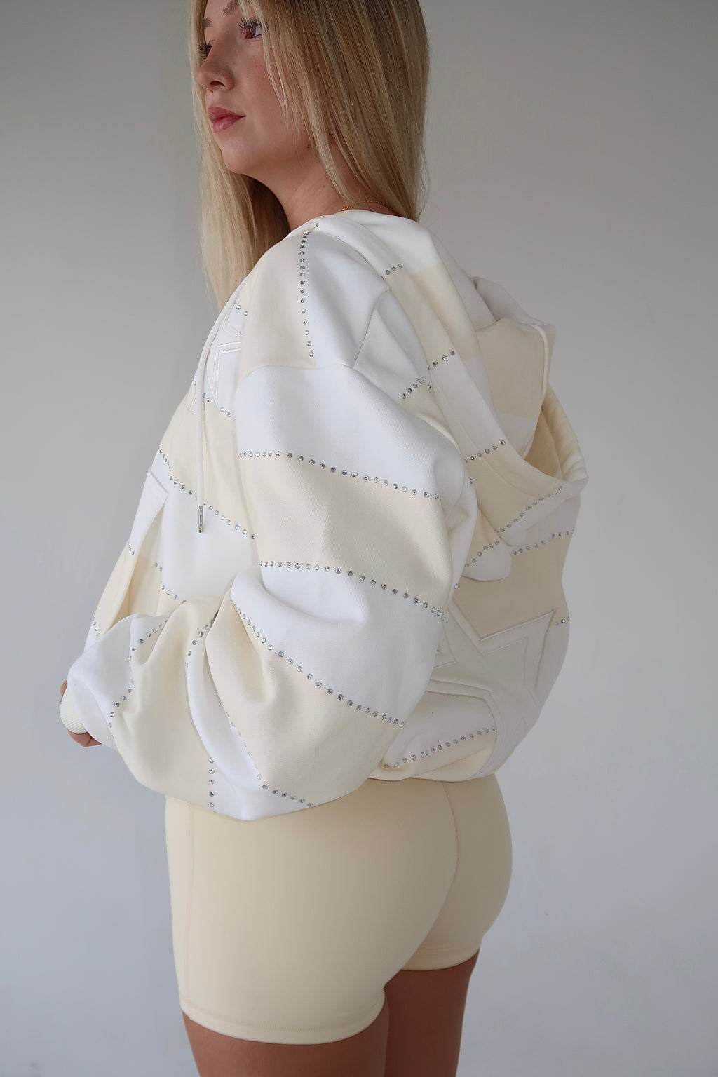 Yellow Rhinestone Hoodie- PRE SALE