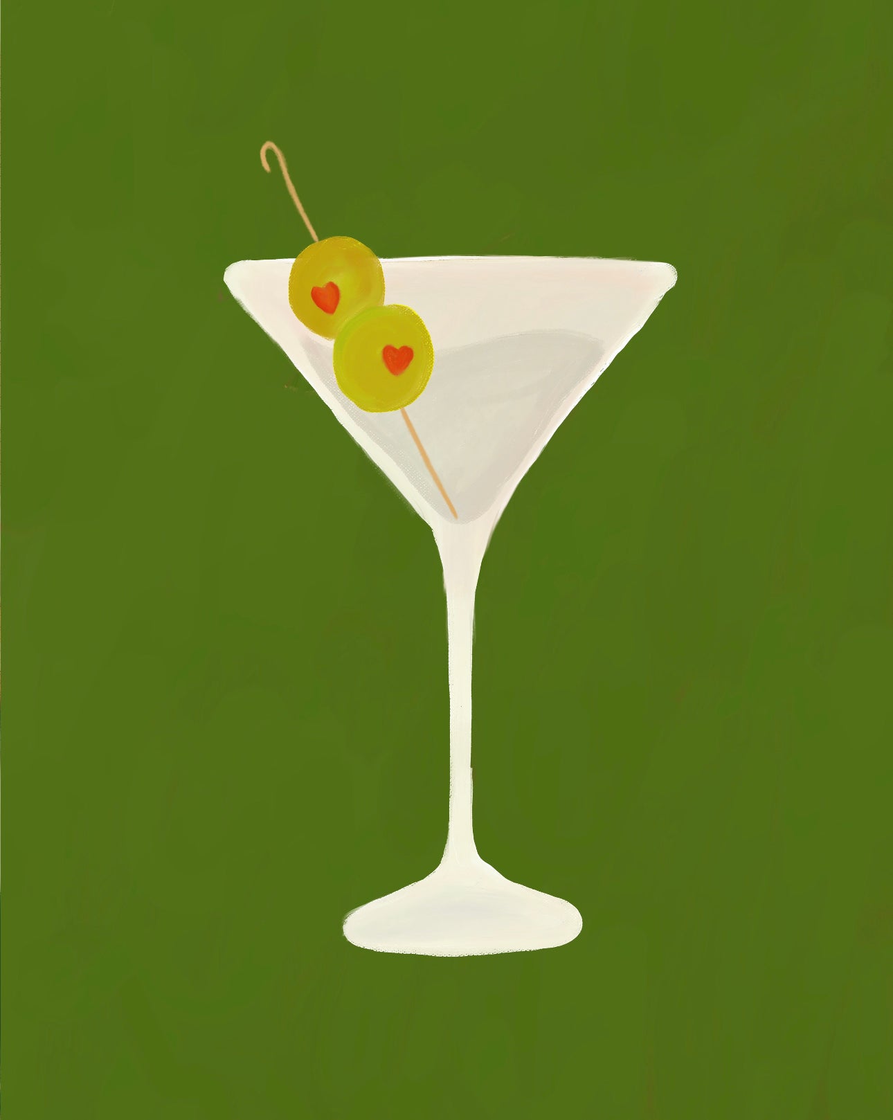 Green heart martini kit