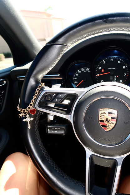 Retro car charm
