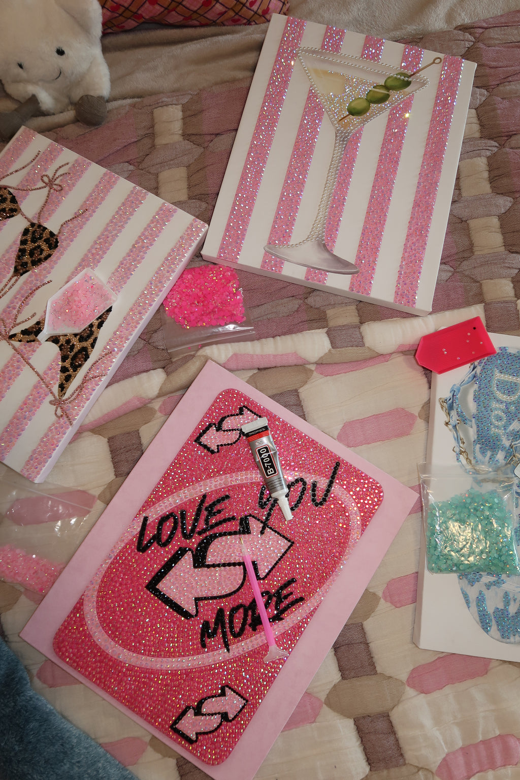 Pink uno love you more kit