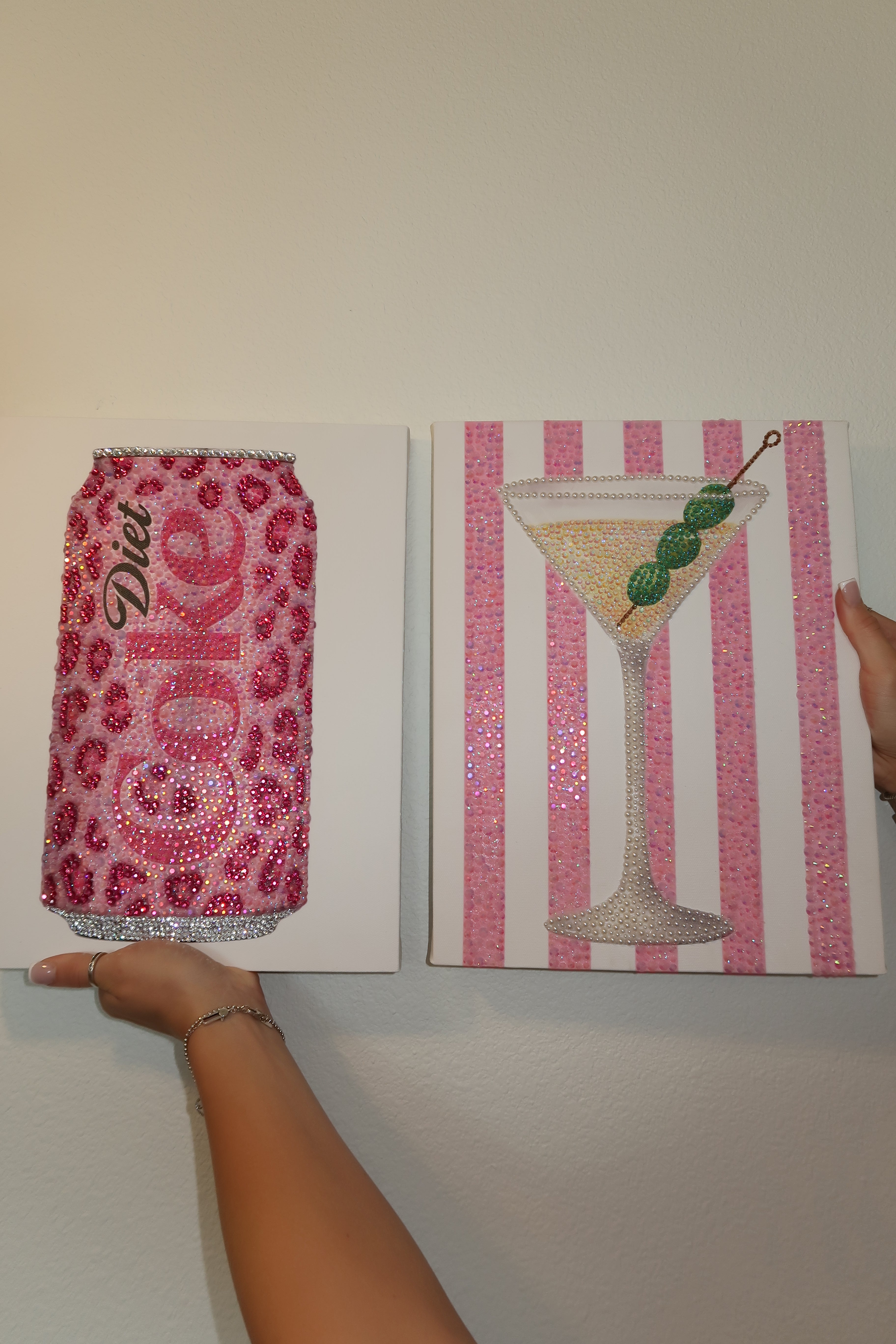 Pink cheetah Diet Coke kit