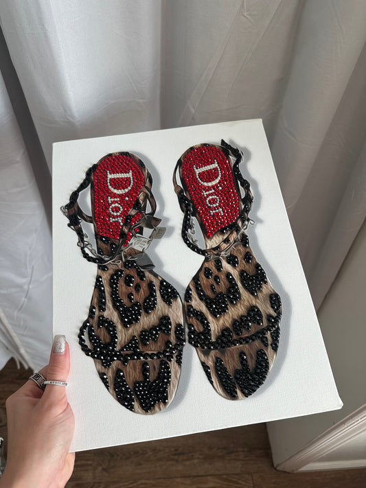 Dior cheetah heel kit