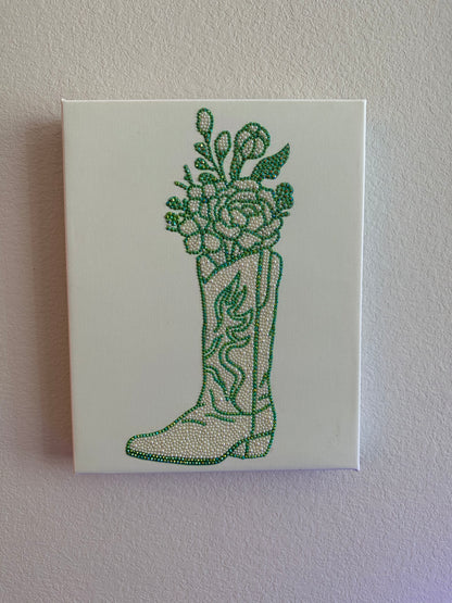 Green Cowgirl Boot piece