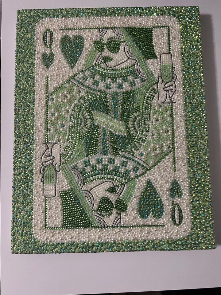 Green queen card kit