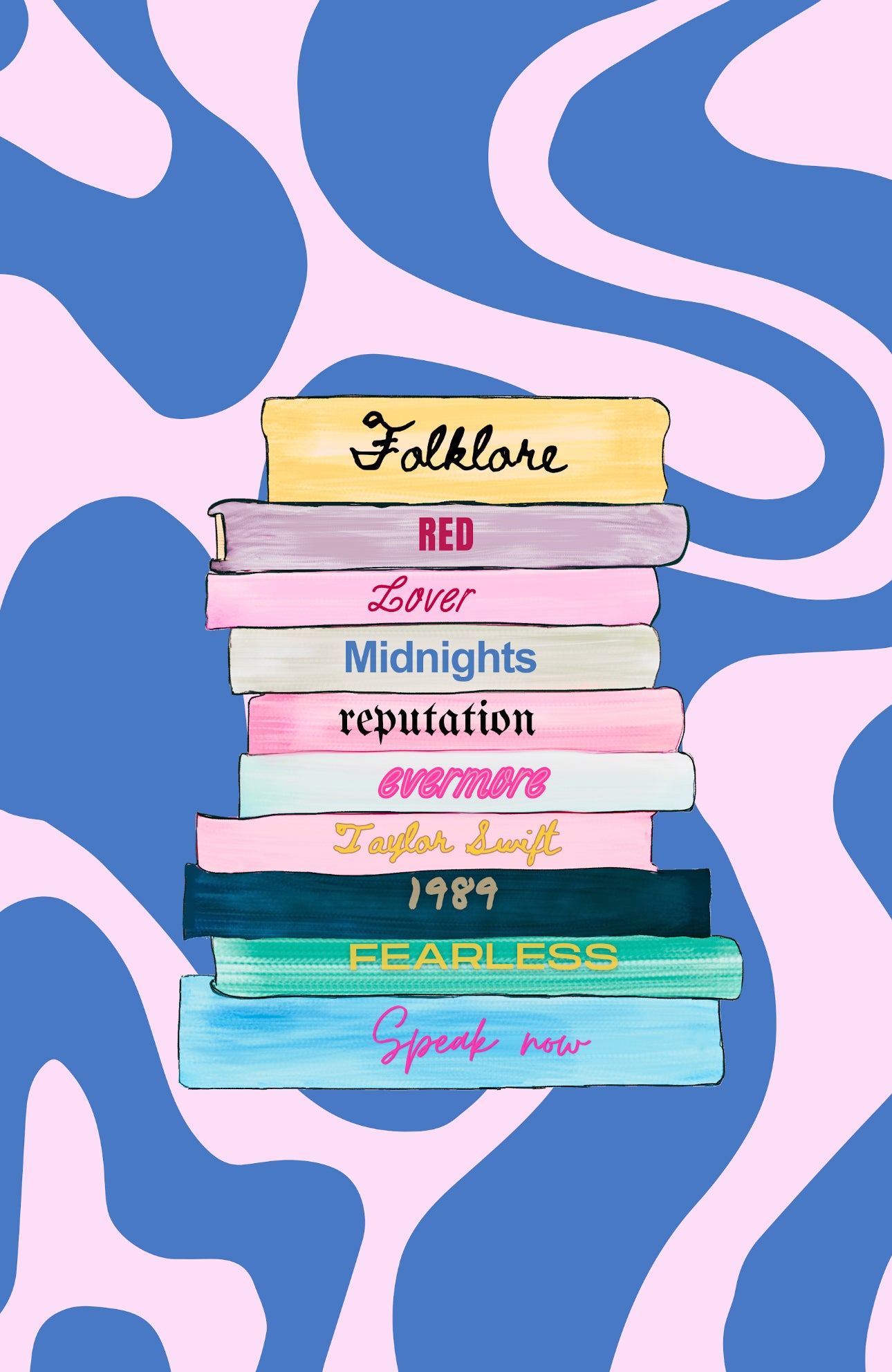 Taylor Swift book stack Kit