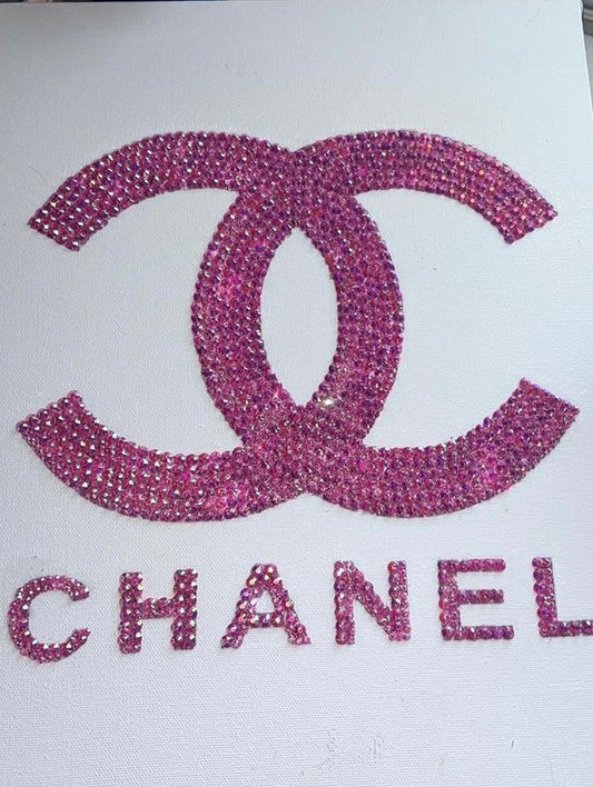 Pink chanel logo kit