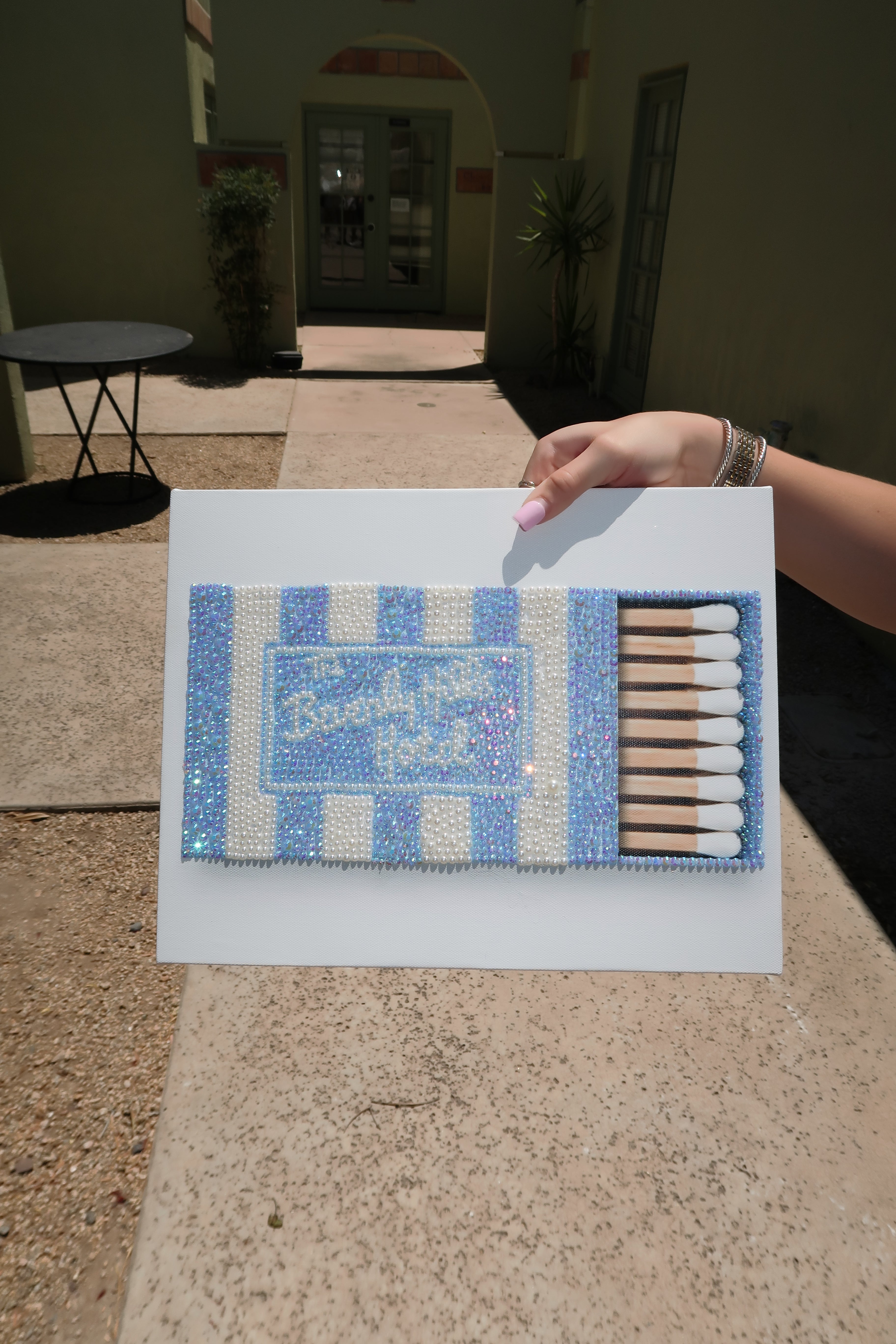 Blue matchbox kit