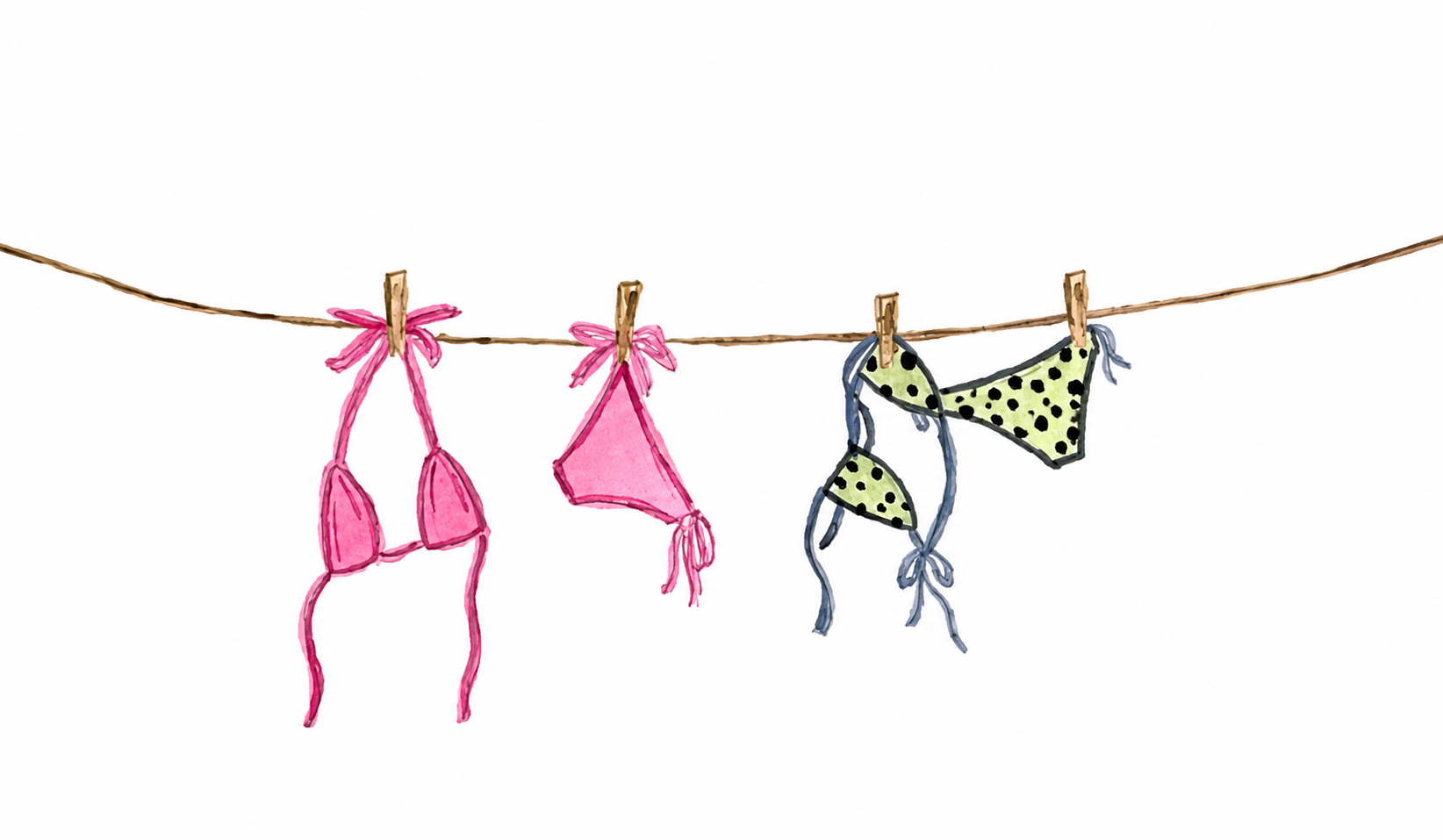 Colorful bikini kit