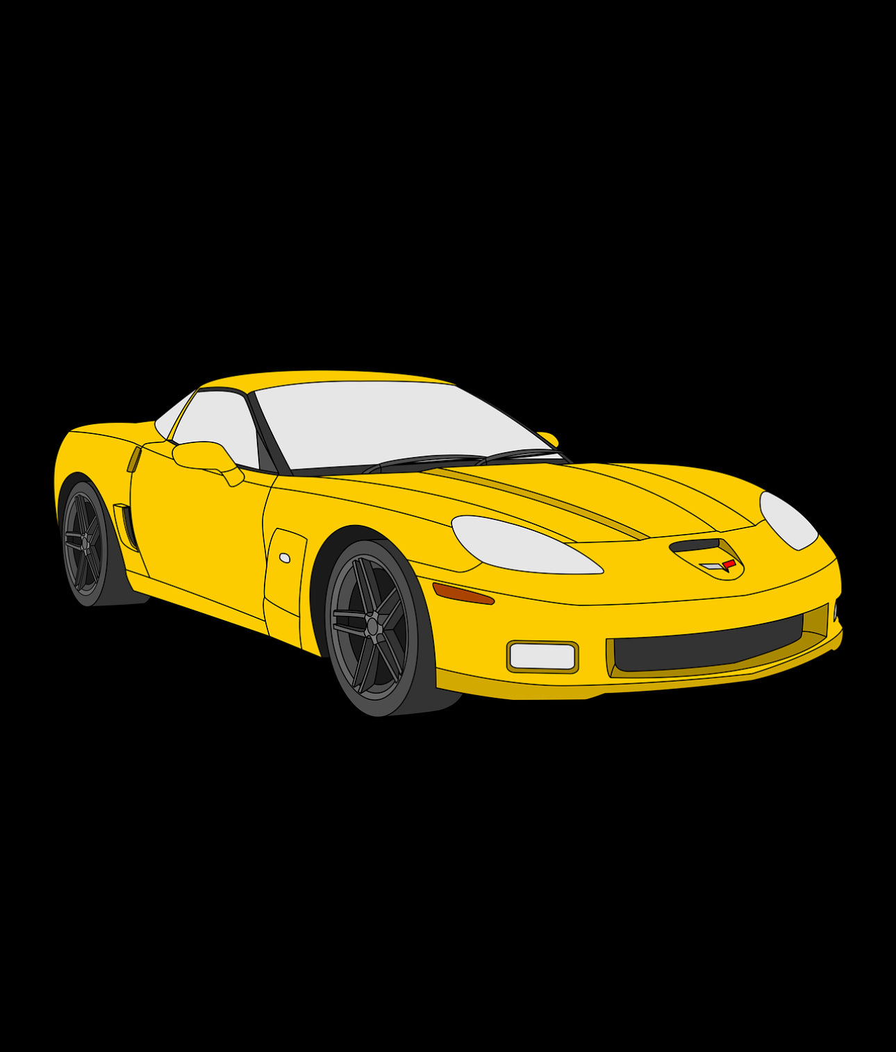Yellow Corvette KIT