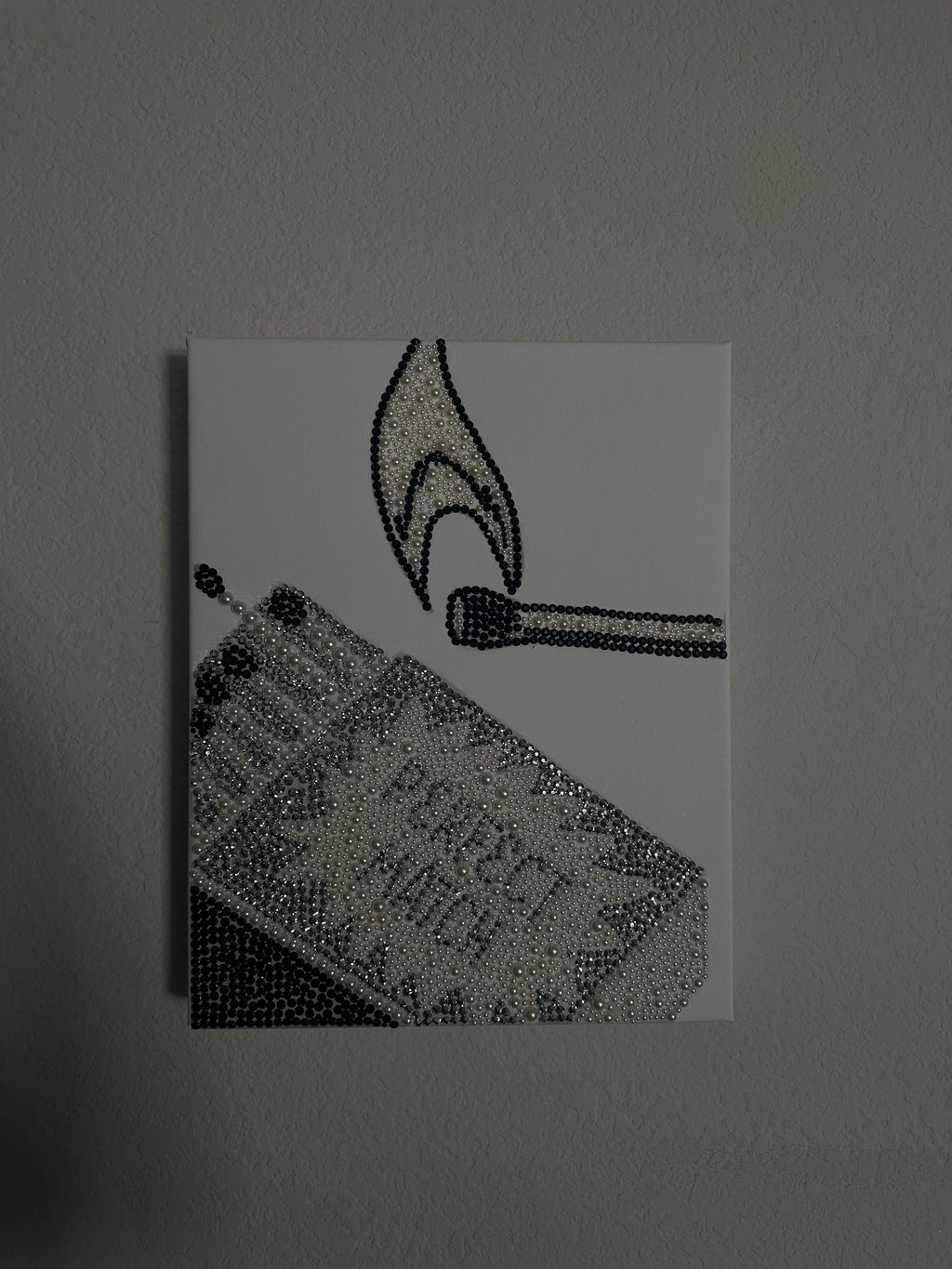 Grey matchbox 11x14