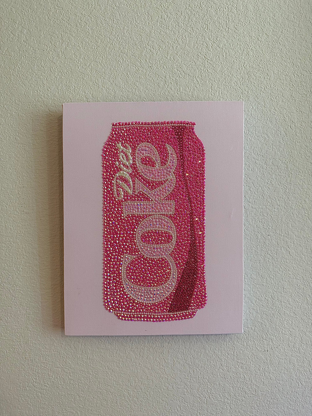 PRE done pink Diet Coke 11x14