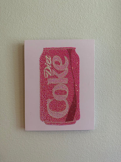 PRE done pink Diet Coke