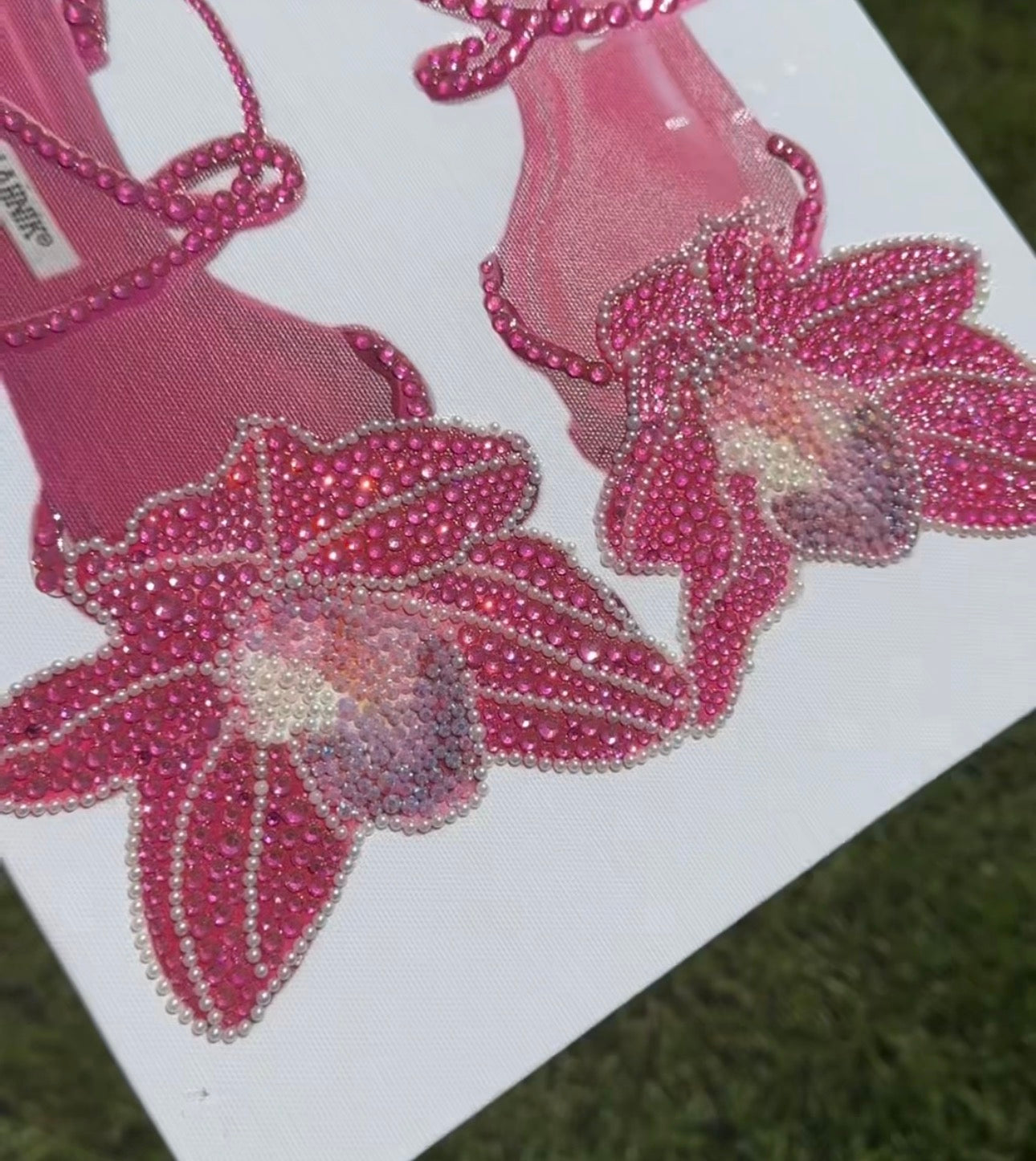 Pink Flower heels kit