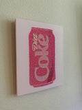 PRE done pink Diet Coke 11x14