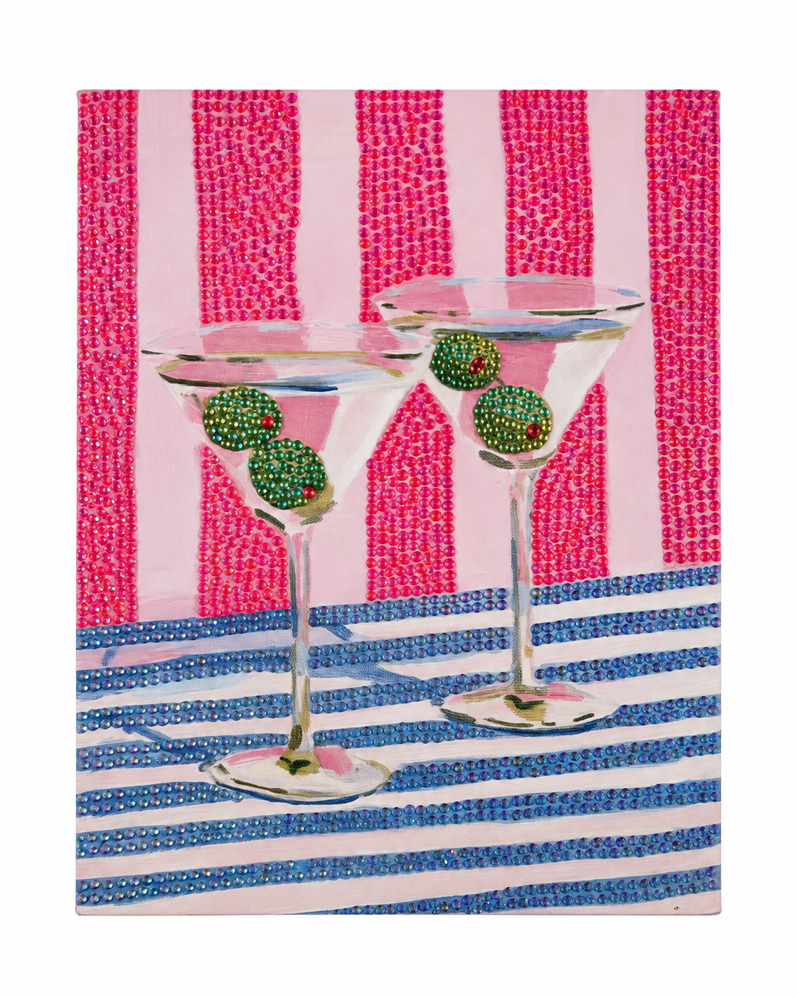 Abstract double martini kit