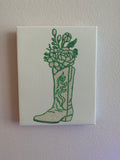 Green Cowgirl Boot KIT