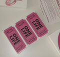 MINI pink ticket kit
