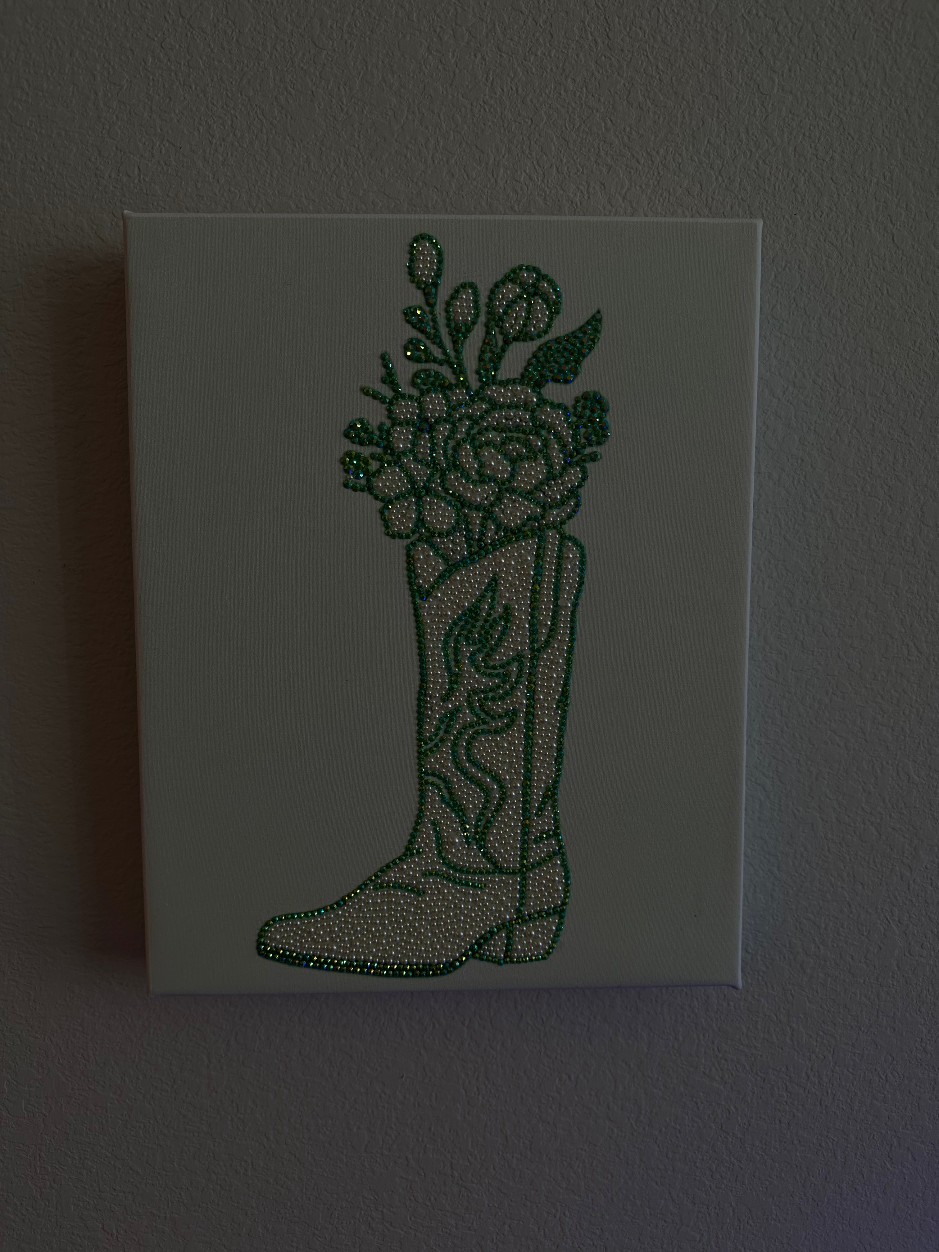 Green Cowgirl Boot piece