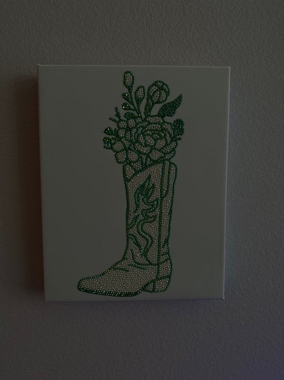 Green Cowgirl Boot piece