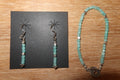 Hand made bracelet/ earrings set