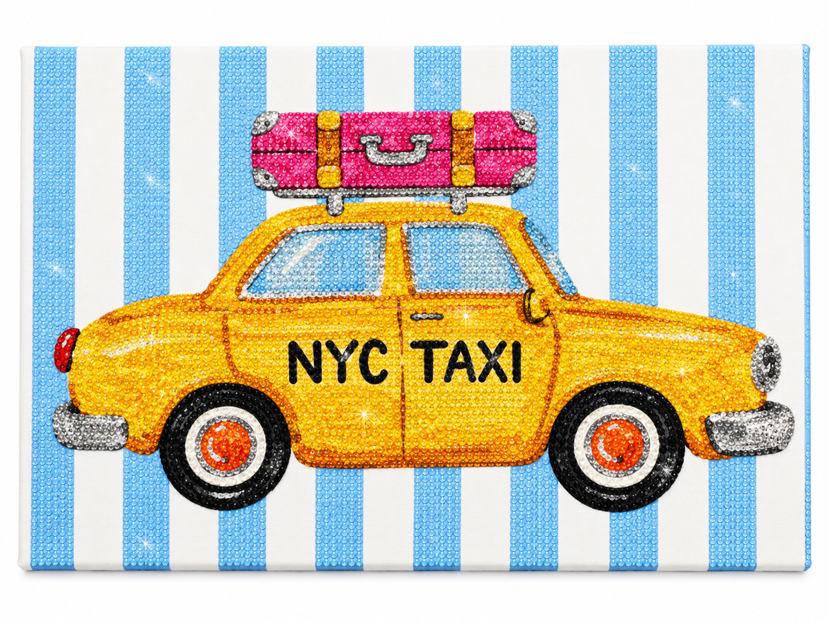 Blue NYC taxi kit