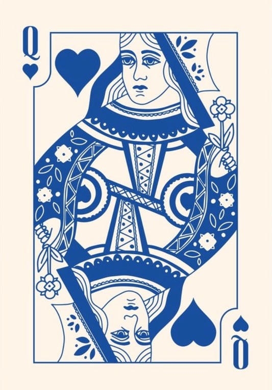 Blue queen card kit