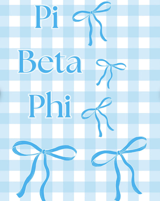 Blue bow alpha beta phi kit