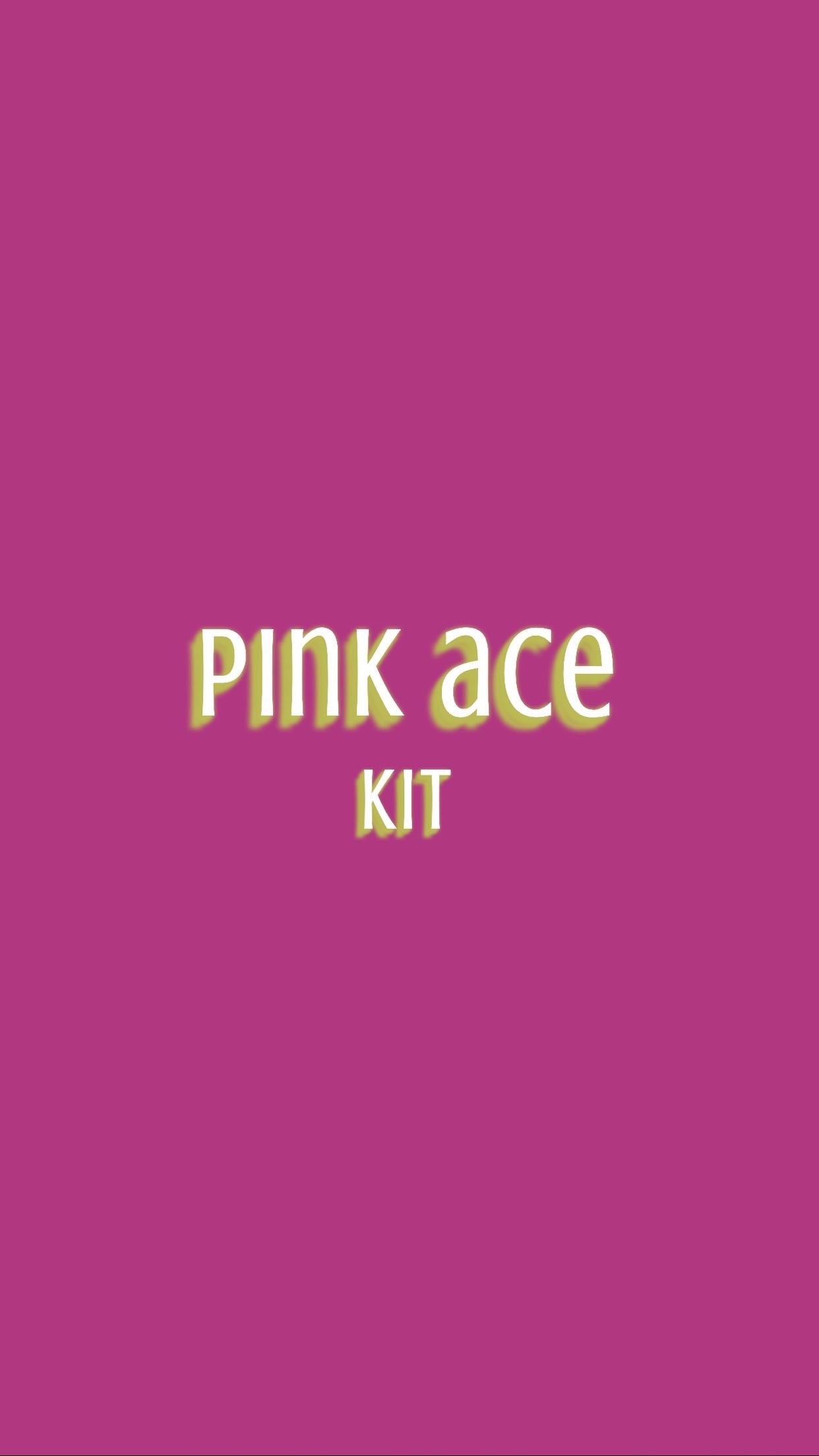 Pink ace card KIT