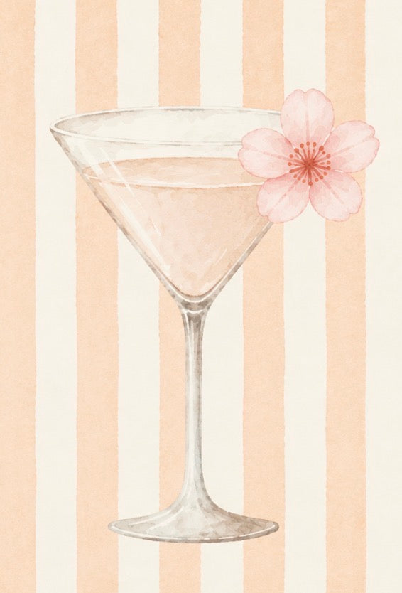 Orange flower martini kit