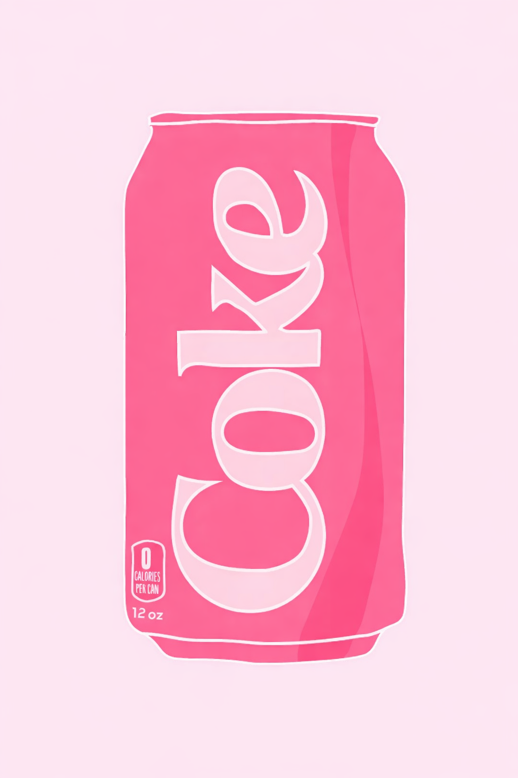 Pink regular coke can kit