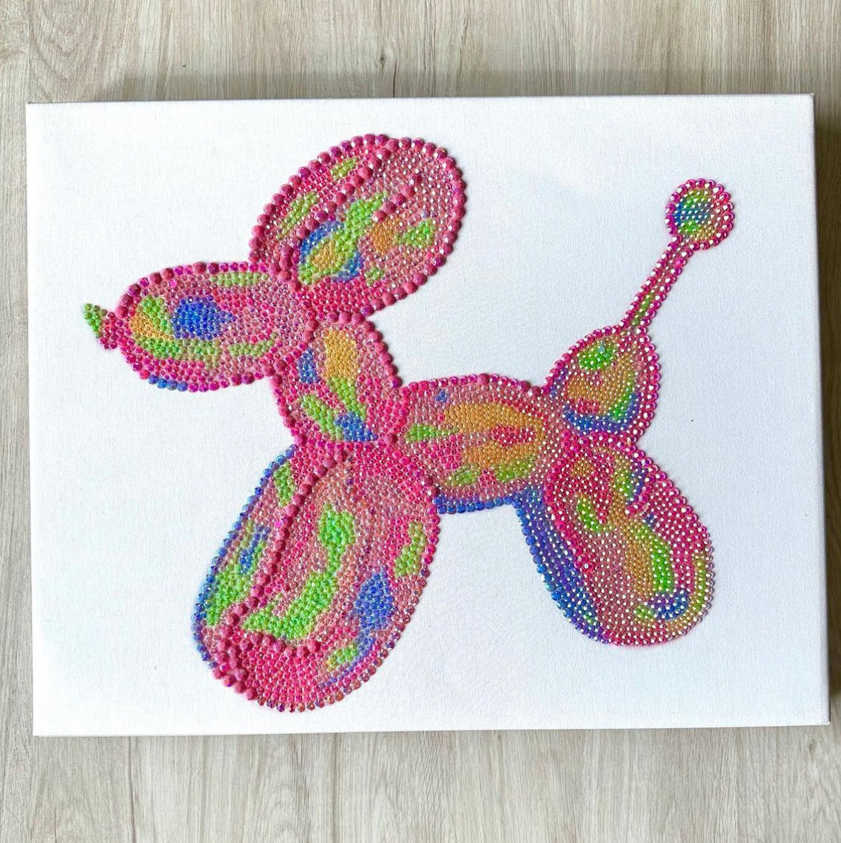 Balloon dog 16x20 made to order