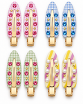 Rhinestone seamless makeup clips