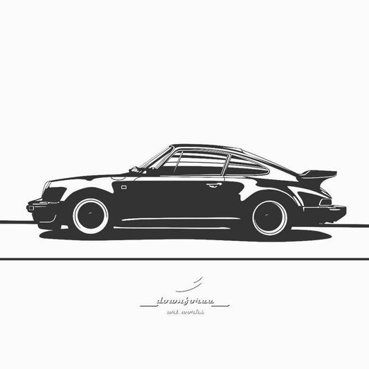 Black Porsche car kit