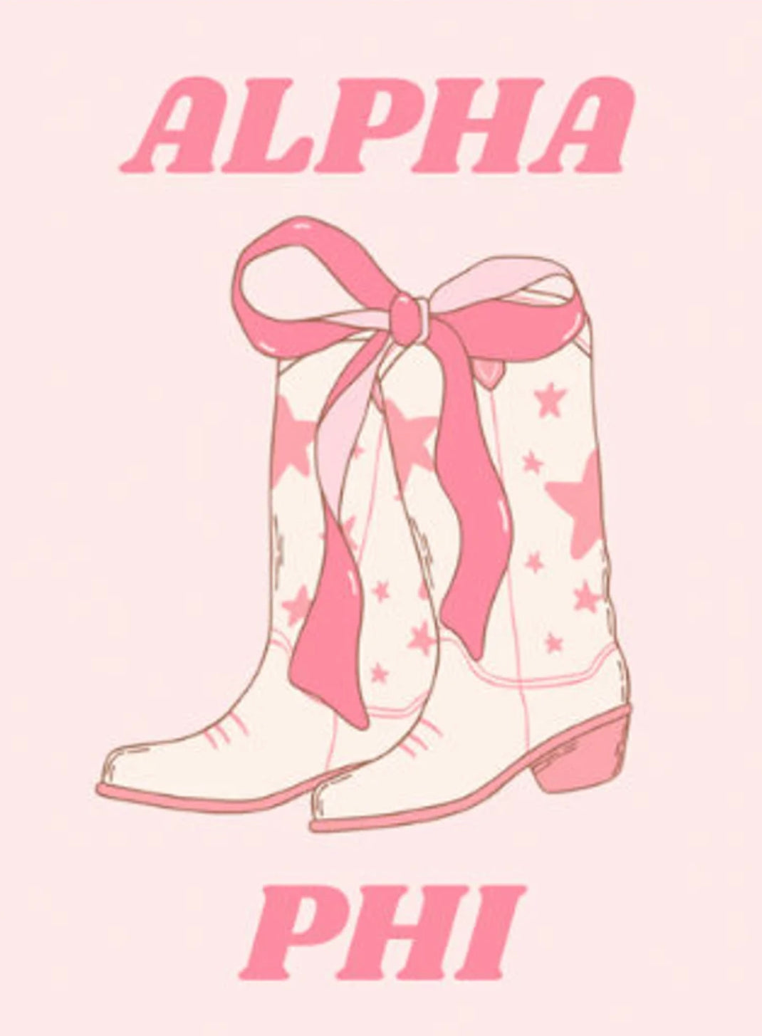 Alpha phi boot bow kit