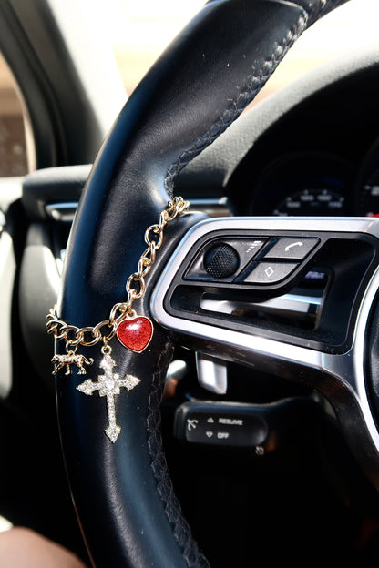 Retro car charm