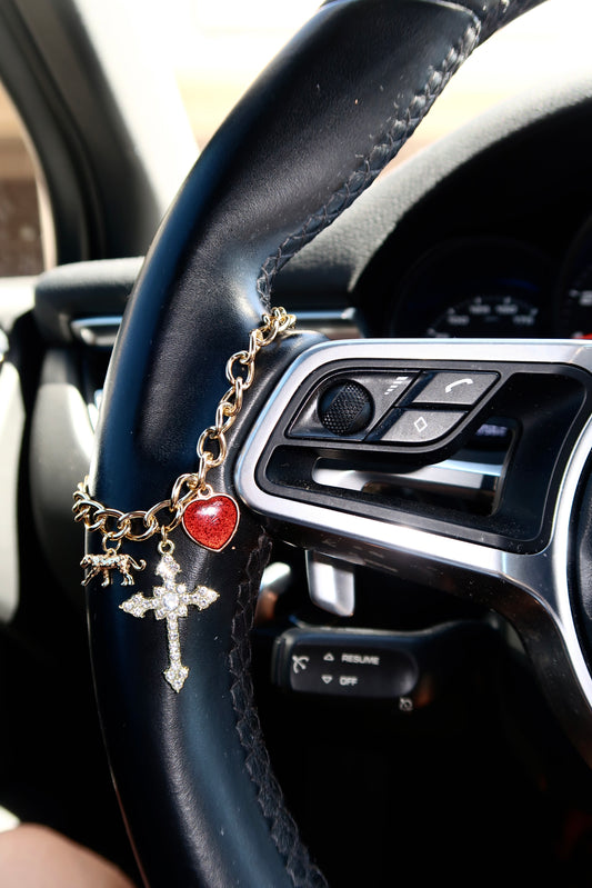 Retro car charm